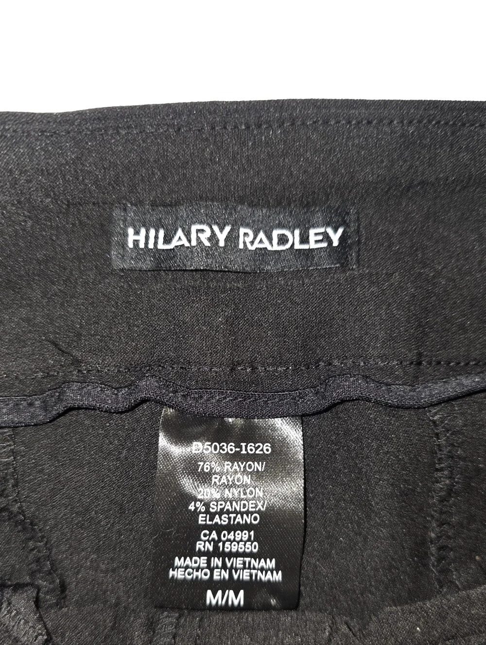 Hilary Radley Black High-Rise Bike Shorts